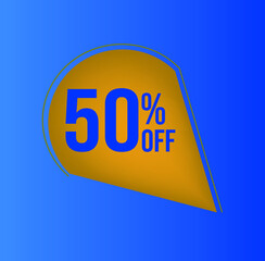 50 percent off