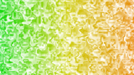 Obraz premium Rough glass abstract background with green and yellow reflections