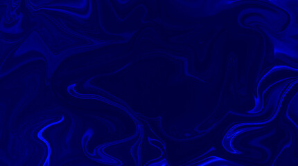 Obraz premium deep blue and black background of curved shapes looks like a slice of semiprecious stone. abstract marble background by illustration effect. deep water concept background.