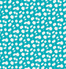 Seamless flowers pattern, floral print.