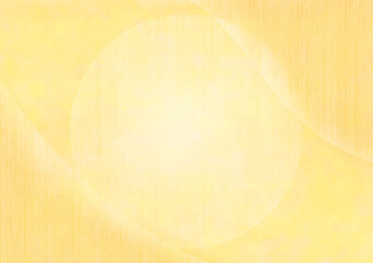 黄色とオレンジに白ストライプを重ねた抽象的な光の背景