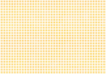 黄色と白のかわいいチェック模様背景