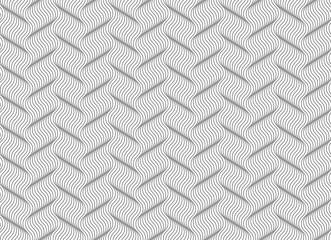 Abstratc background of swirle lines. Black and white line pattern with optical illusion effect.