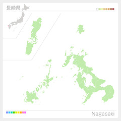 長崎県・Nagasaki Map