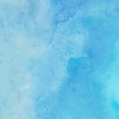 Abstract blue watercolor paint background. Vector illustration