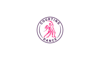 Obraz premium Dance logo design vector templet, 