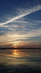 Obraz premium sunset over the sea