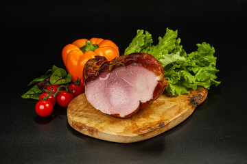 Delicous smoked pork for snack