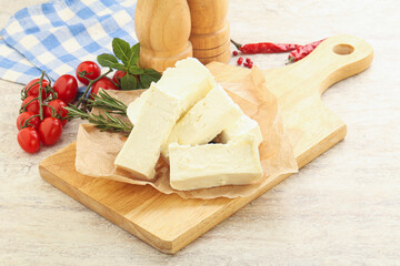 Natural organic Greek Feta cheese