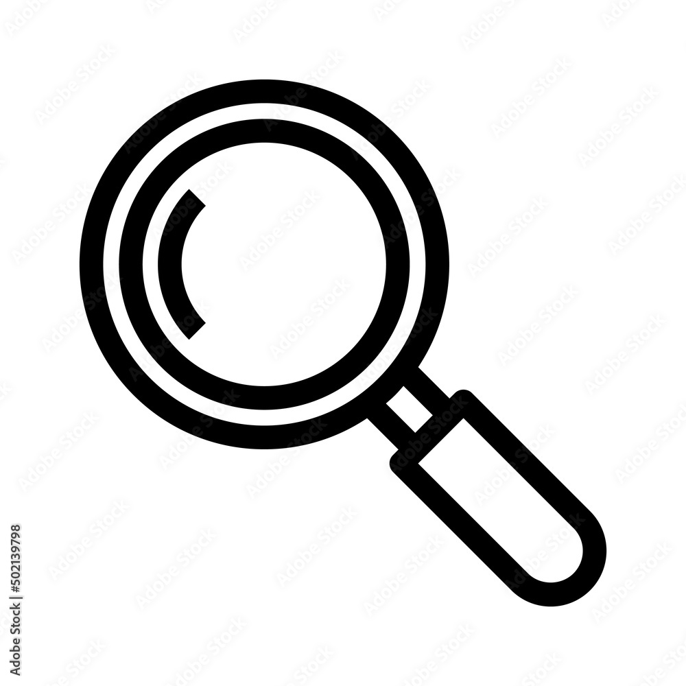 Poster find vector icon symbol design