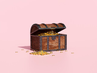 金貨がたくさんつまった宝箱