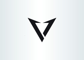 Alphabet letter V logo icon design