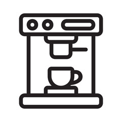 Coffee Machine , Coffee outline icon.