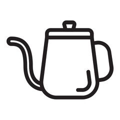 Kettle , Coffee outline icon.