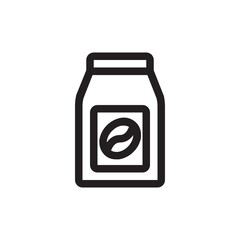 Coffee Pack , Coffee outline icon.