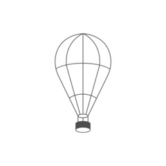 Air ballon icon logo design illustration