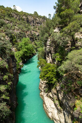 river in the mountains side Manavgat 