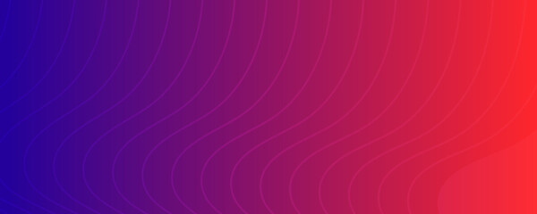 Modern colorful gradient background with wave lines