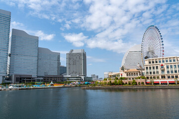 Naklejka premium 横浜ベイエリアの風景