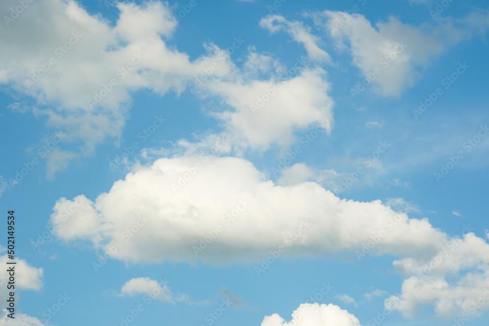 Canvas Prints many small clouds in blue sky.summer cloudy.white clouds floating in the sky