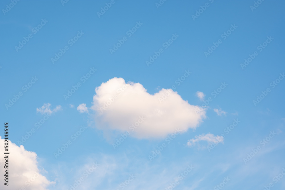 Canvas Prints many small clouds in blue sky.summer cloudy.white clouds floating in the sky