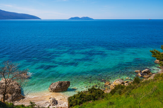 Beautiful beach in Albania, Vlore