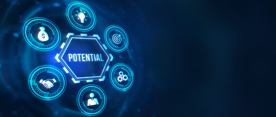 Internet, business, Technology and network concept. Coach motivate to personal development. Personal and career growth. Potential and motivation concepts. 3d illustration.