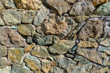 Close up of stone wall