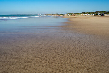 close to the sand by the sea