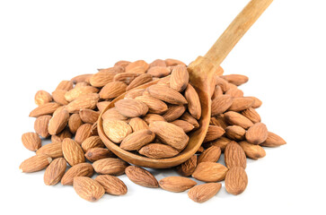group of almond grains