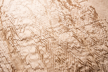 Texture of perforated paper and cardboard.