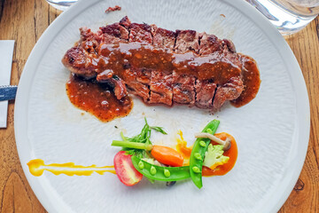 delicious food plate