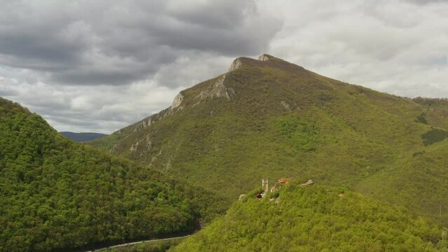 Middle ages monastery in Ovcar-Kablar Canyon, next to Ibar Highway