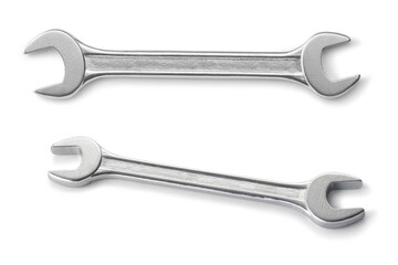 Combination Wrench isolated on white background.