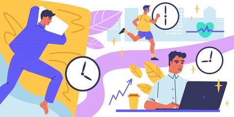 Circadian Rhythm Illustration