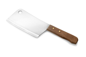 Cleaver knife isolated on white background