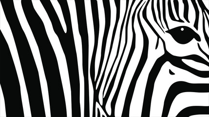 Fototapeta na wymiar Zebra Motifs Pattern. Vector Illustration