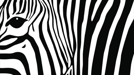 Zebra Motifs Pattern. Vector Illustration