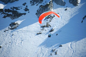 paraglider alps