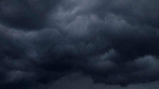 heavy dark rain storm clouds background for weather forecast - abstract 3D rendering