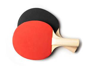 Rackets for Table Tennis Isolated