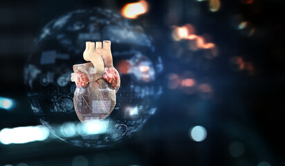 Moderm medicine. Cardiology . Mixed media