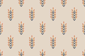 Ethnic seamless pattern in tribal. American, Mexican style. Design for background, wallpaper, vector illustration, fabric, clothing, carpet, textile, batik, embroidery.