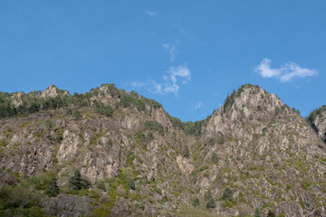 Trail at Madriu Perafita Claror Valley in Andorra, UNESCO world heritage site.