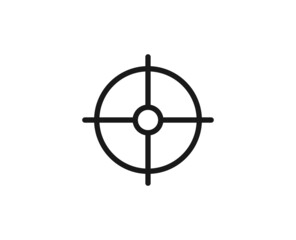 Target premium line icon. Simple high quality pictogram. Modern outline style icons. Stroke vector illustration on a white background.