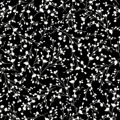 Seamless and impressive cute floral pattern,