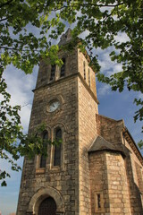 Fototapeta premium Eglise Sainte Madeleine à Ayen (Corrèze)