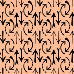 Seamless arrows pattern for fabrics and textiles and packaging and gifts and cards and linens and kids