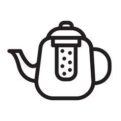 Teapot , Tea outline icon.