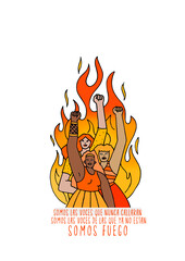 ilustración hecha a mano y pintada digitalmente 
Handmade and digitally painted illustration